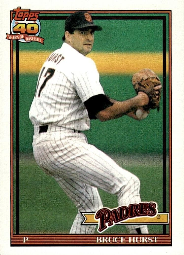 Bruce Hurst 1991 topps Topps