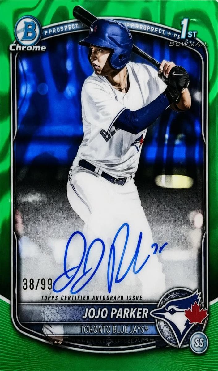 JoJo Parker 2025 bowman Bowman Draft Chrome