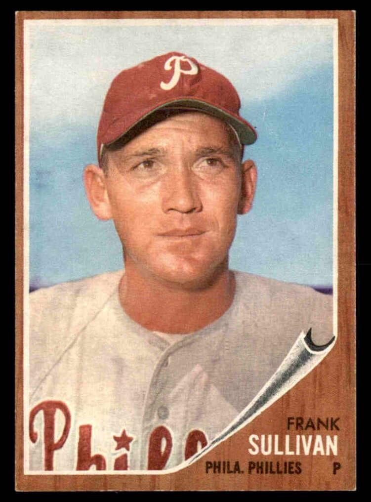 Frank Sullivan 1962 topps Topps