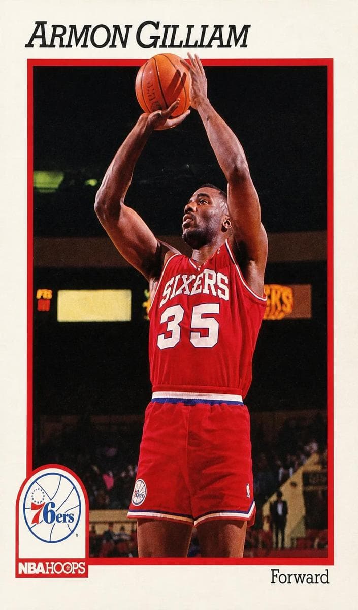 Armon Gilliam 1991 panini Hoops