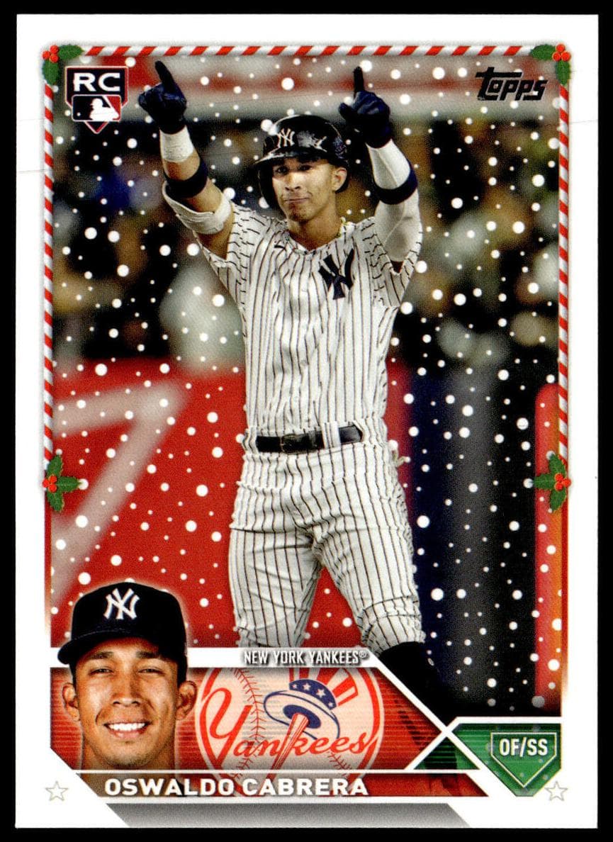Oswaldo Cabrera 2023 topps Holiday
