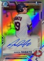 Aaron Sabato trading card