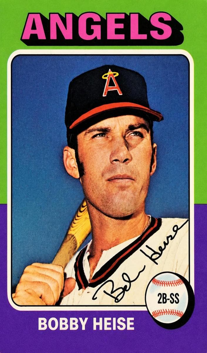 Bobby Heise 1975 topps Topps