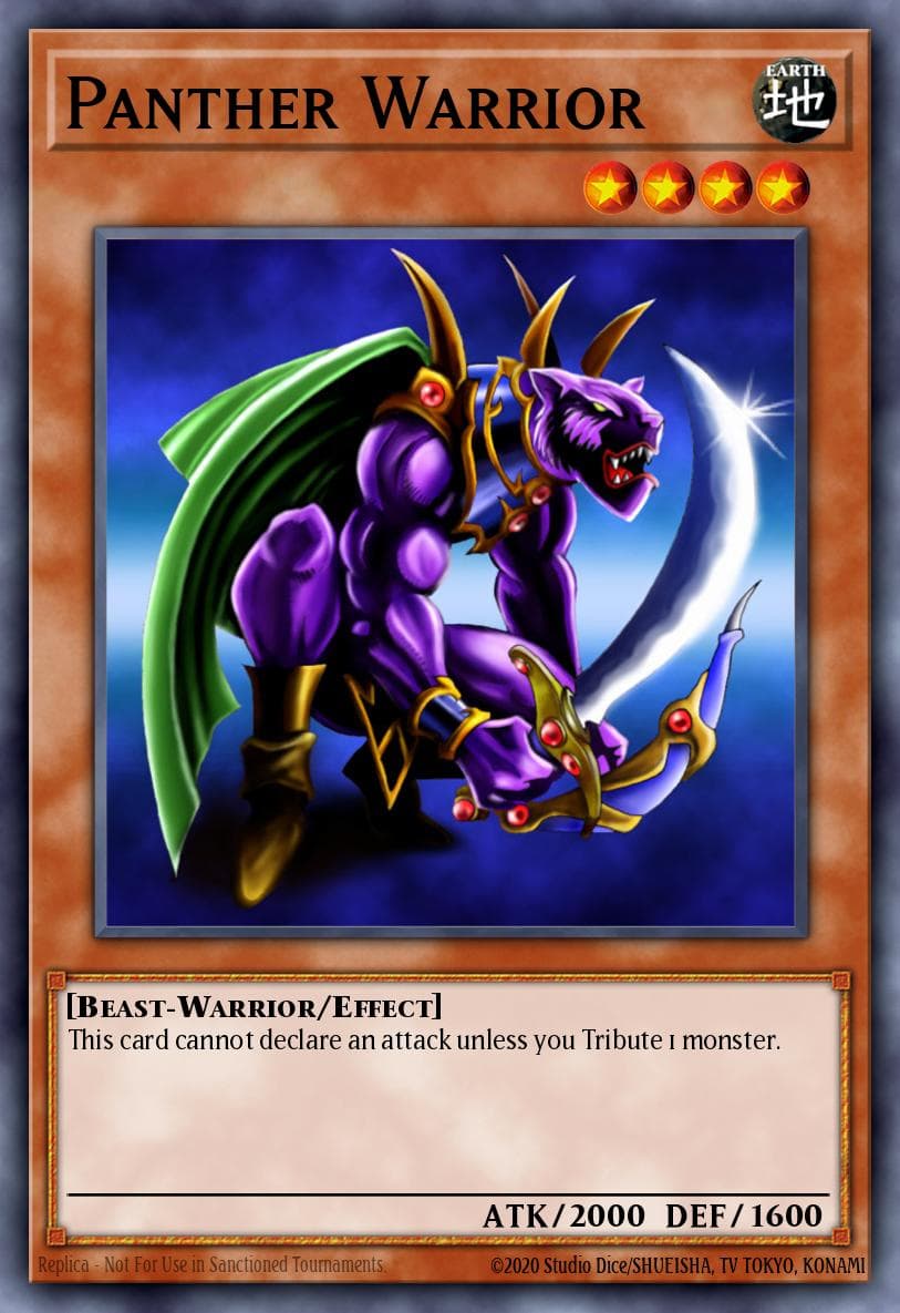 Panther Warrior 2005 Yu-Gi-Oh!