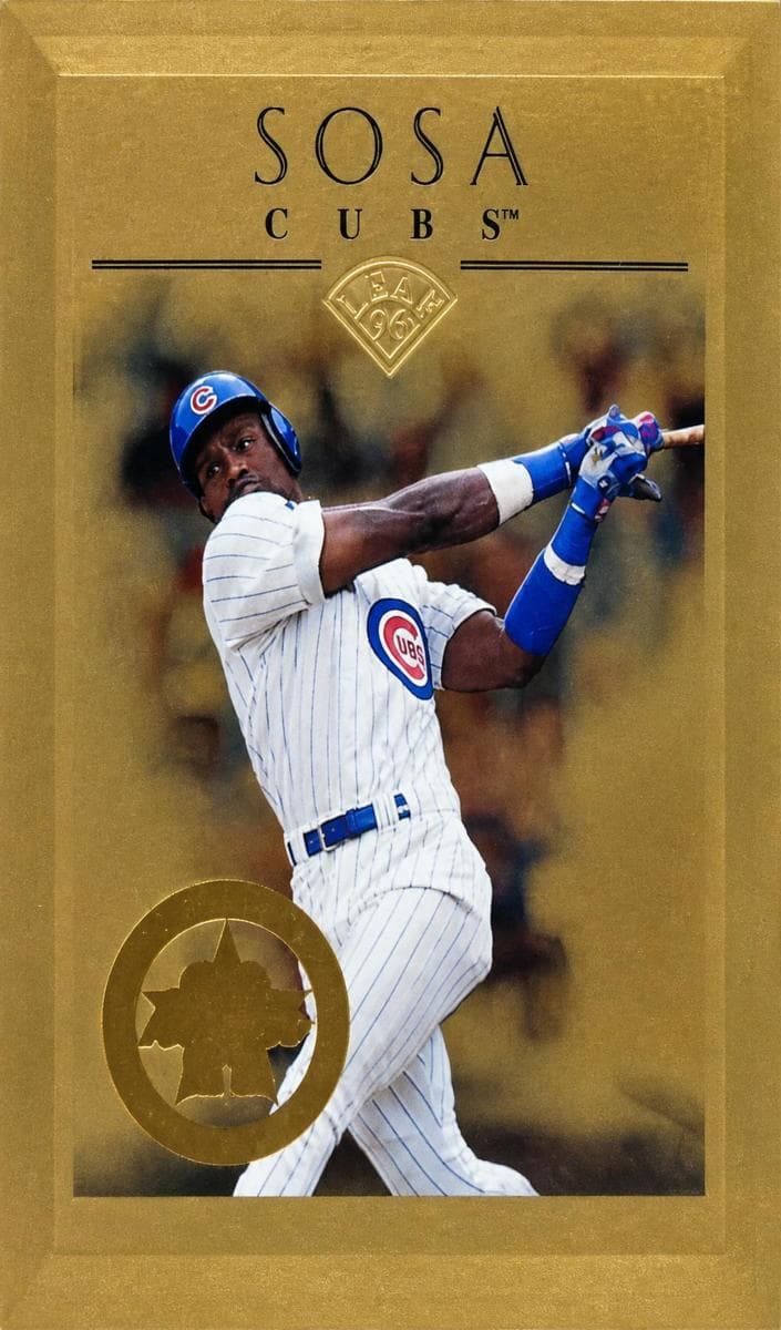 Sammy Sosa 1996 leaf Leaf