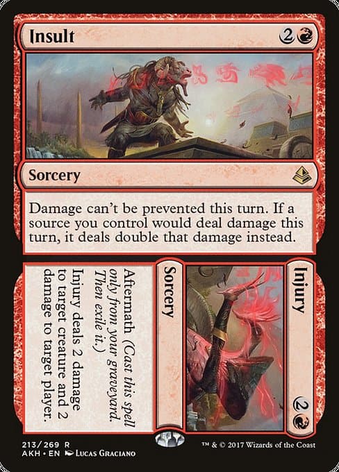 Insult // Injury 2017 Magic: The Gathering