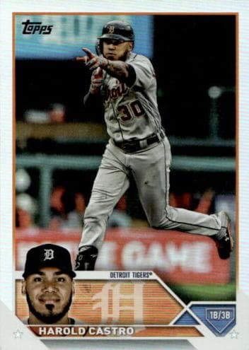 Harold Castro trading card