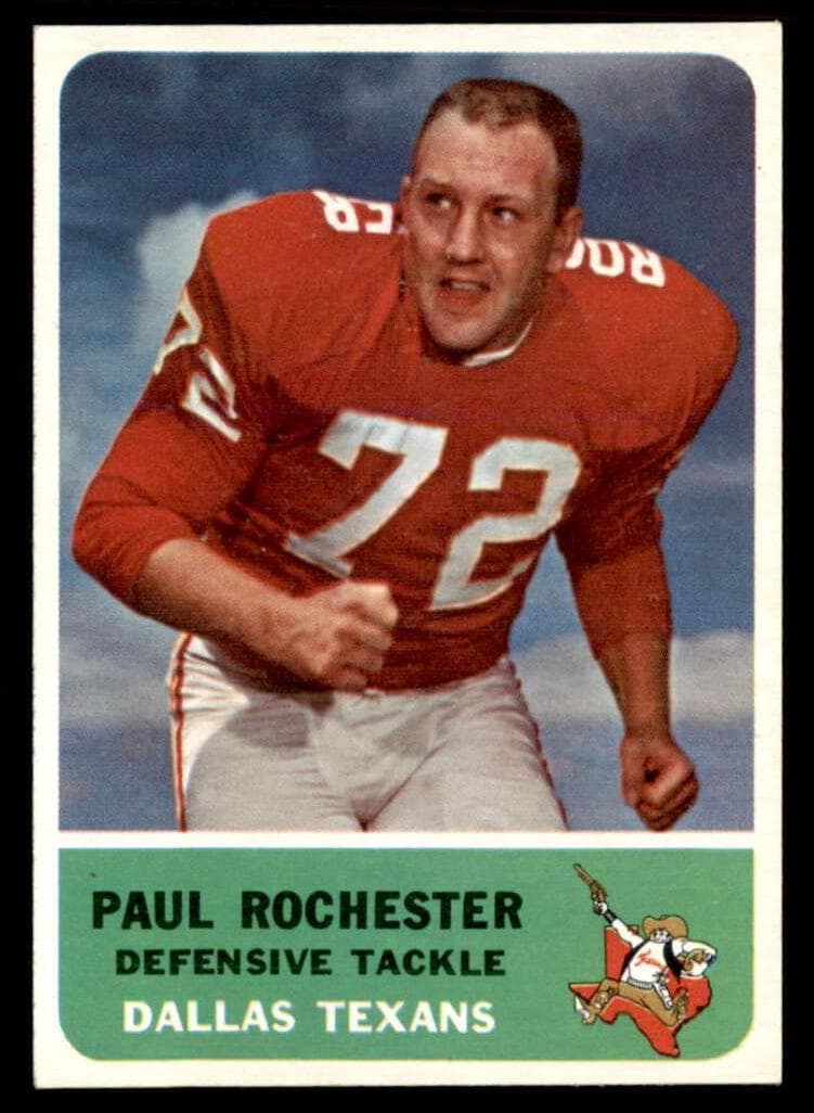 Paul Rochester 1962 fleer Fleer