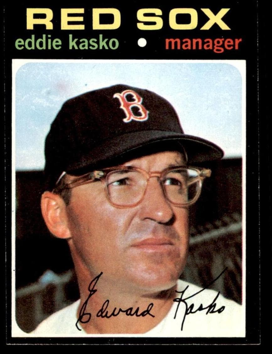 Eddie Kasko 1971 topps Topps