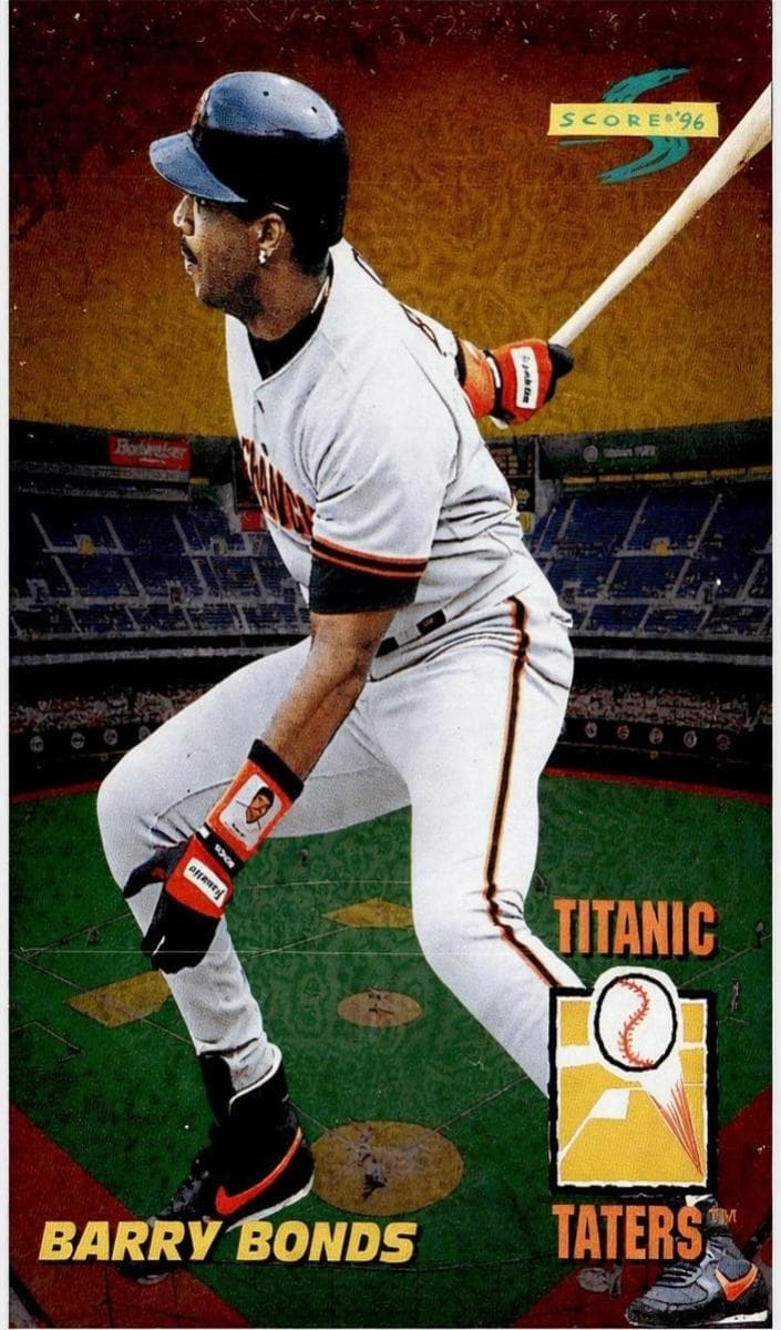 Barry Bonds 1996 panini Score