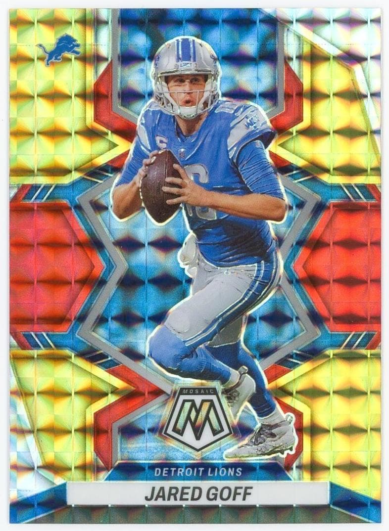 Jared Goff 2022 panini Panini Mosaic