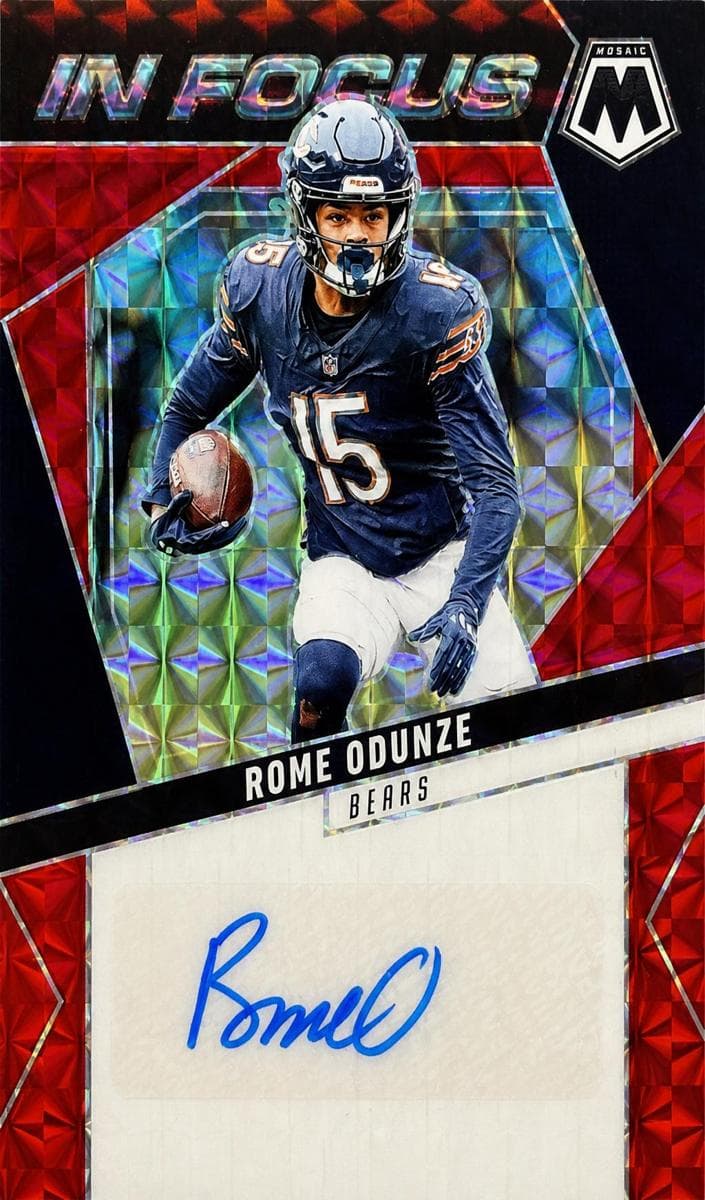 Rome Odunze 2025 panini