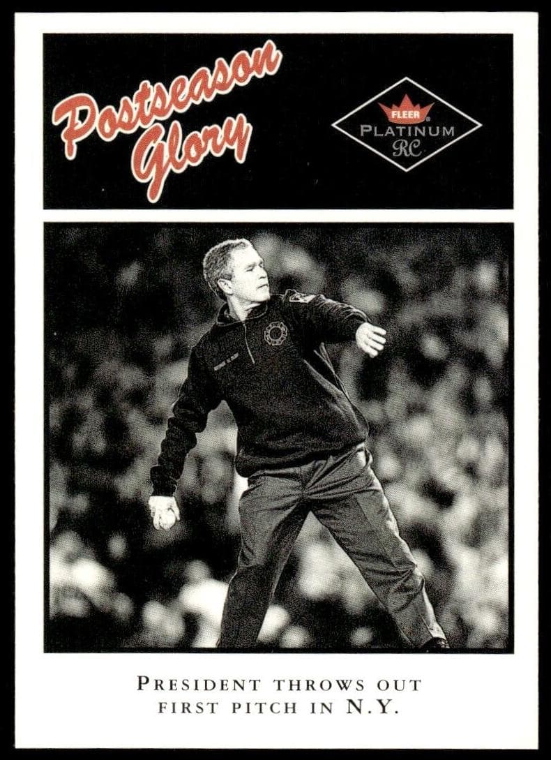 George Bush 2001 fleer Fleer Platinum