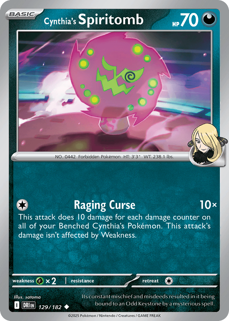 Cynthia's Spiritomb 2025 Pokemon