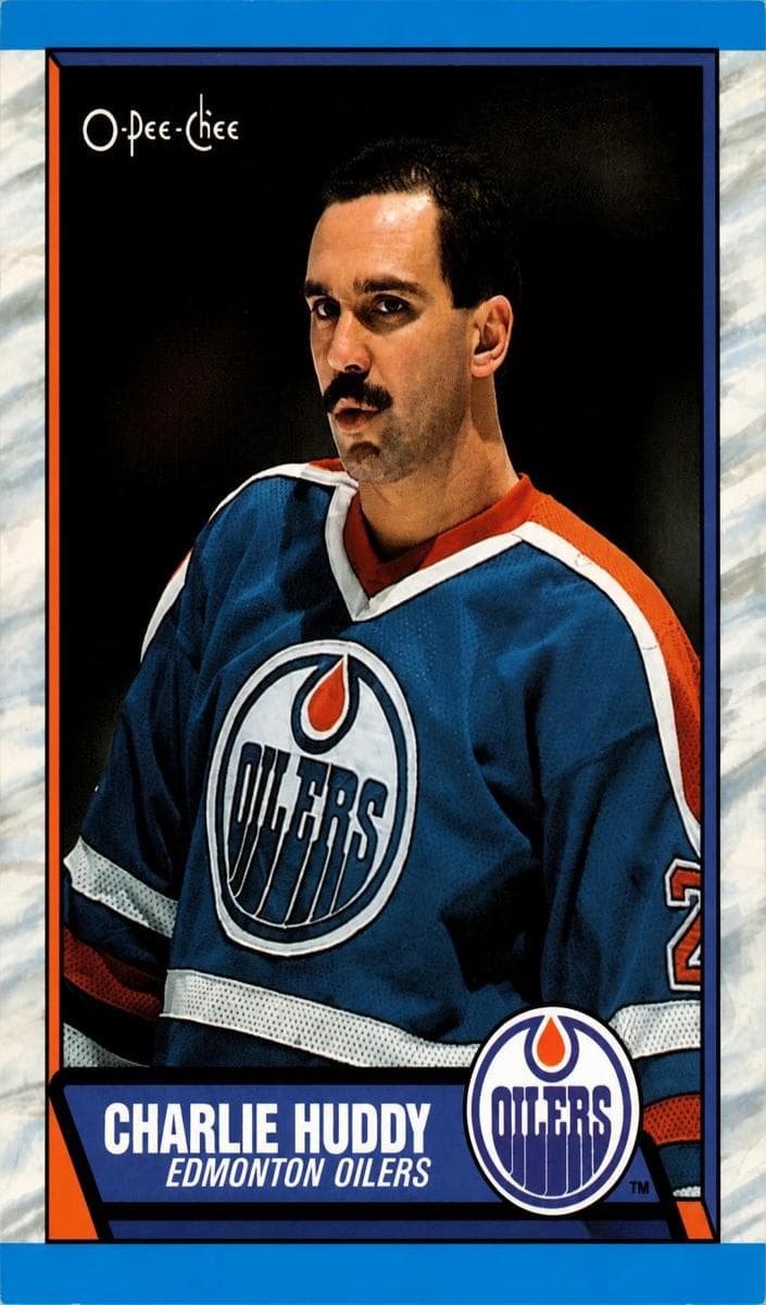 Charlie Huddy 1989 topps O-Pee-Chee
