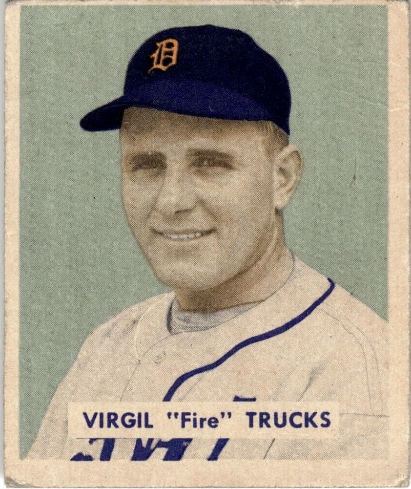 Virgil "Fire" Trucks 1949 bowman Bowman