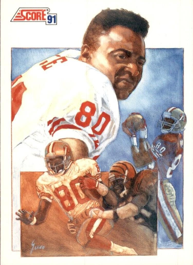 Jerry Rice 1991 panini Score