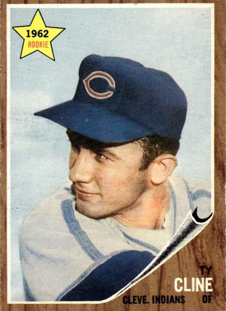 Ty Cline 1962 topps Topps