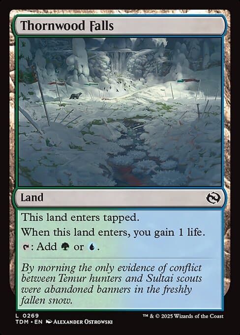 Thornwood Falls 2016 Magic: The Gathering