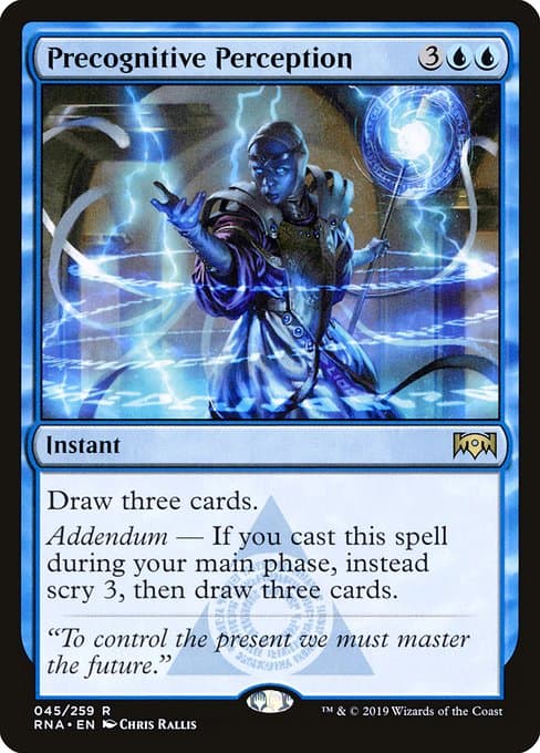 Precognitive Perception 2019 Magic: The Gathering Ravnica Allegiance