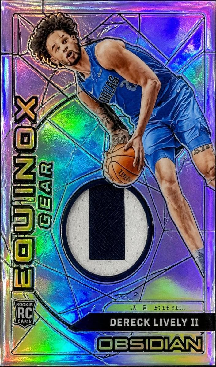 Dereck Lively II 2023 panini Obsidian
