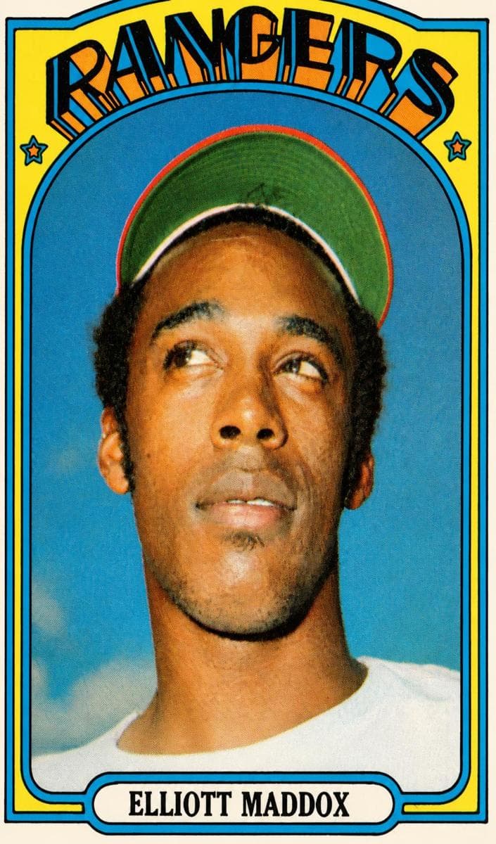 Elliott Maddox 1972 topps