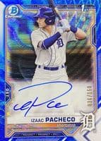 Izaac Pacheco 2021 bowman Bowman Draft