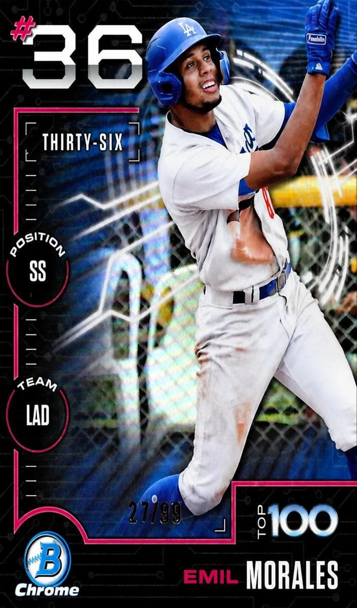 Emil Morales 2025 bowman Bowman
