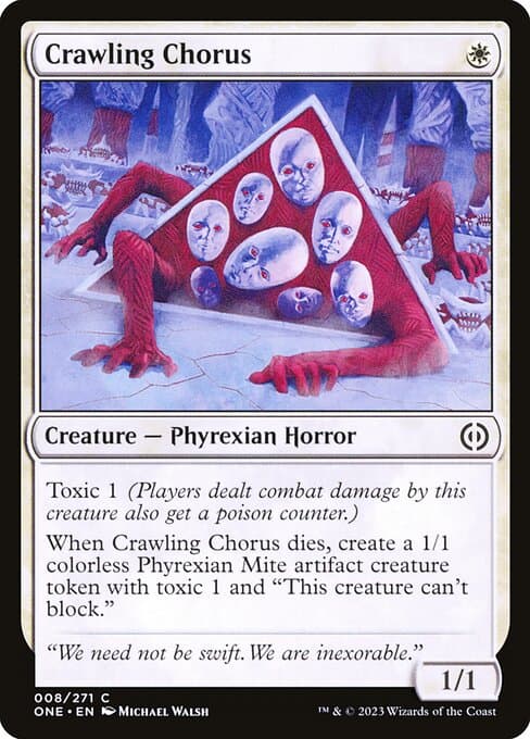 Crawling Chorus 2023 Magic: The Gathering Phyrexia: All Will Be One