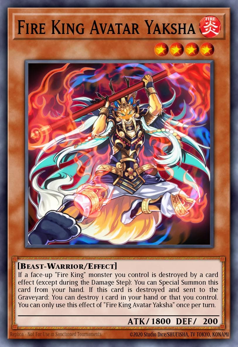 Fire King Avatar Yaksha #SR14-EN006