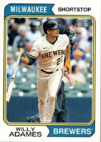 Willy Adames 2023 topps Topps Heritage