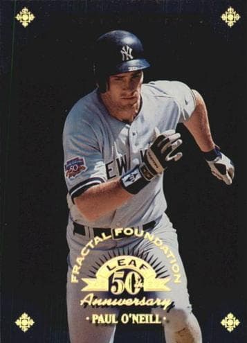 Paul O'Neill 1998 leaf Leaf