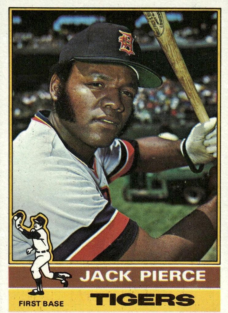 Jack Pierce 1976 topps Topps