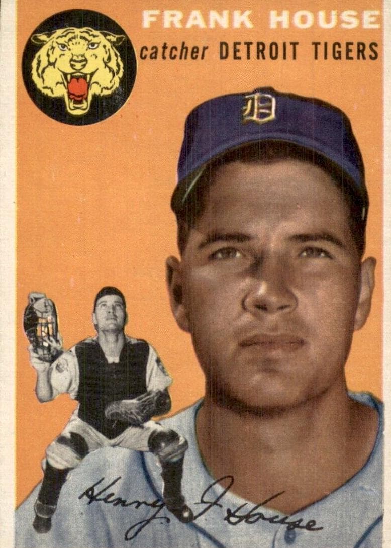 Frank House 1954 topps Topps