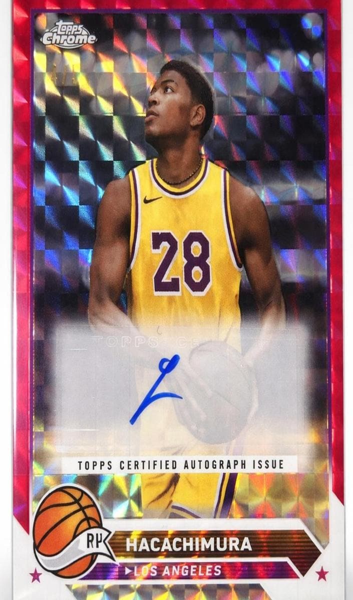 Rui Hachimura 2023 topps Topps Chrome