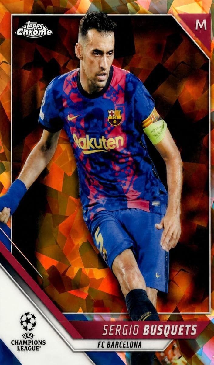 Sergio Busquets 2021 topps