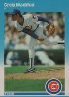 Greg Maddux 1987 fleer
