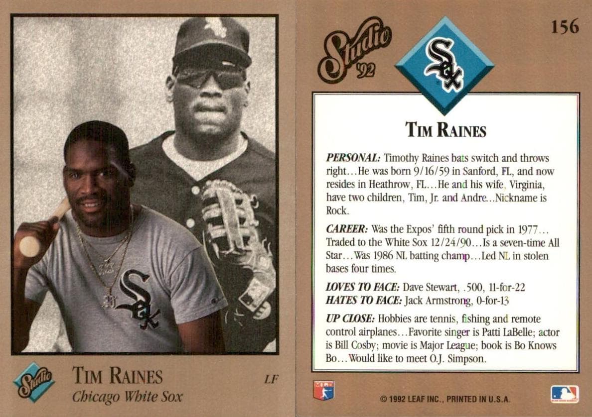 Tim Raines #156