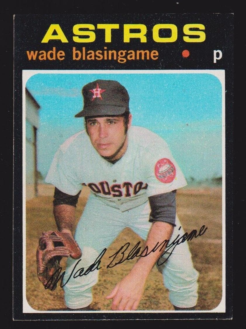 Wade Blasingame 1971 topps Topps