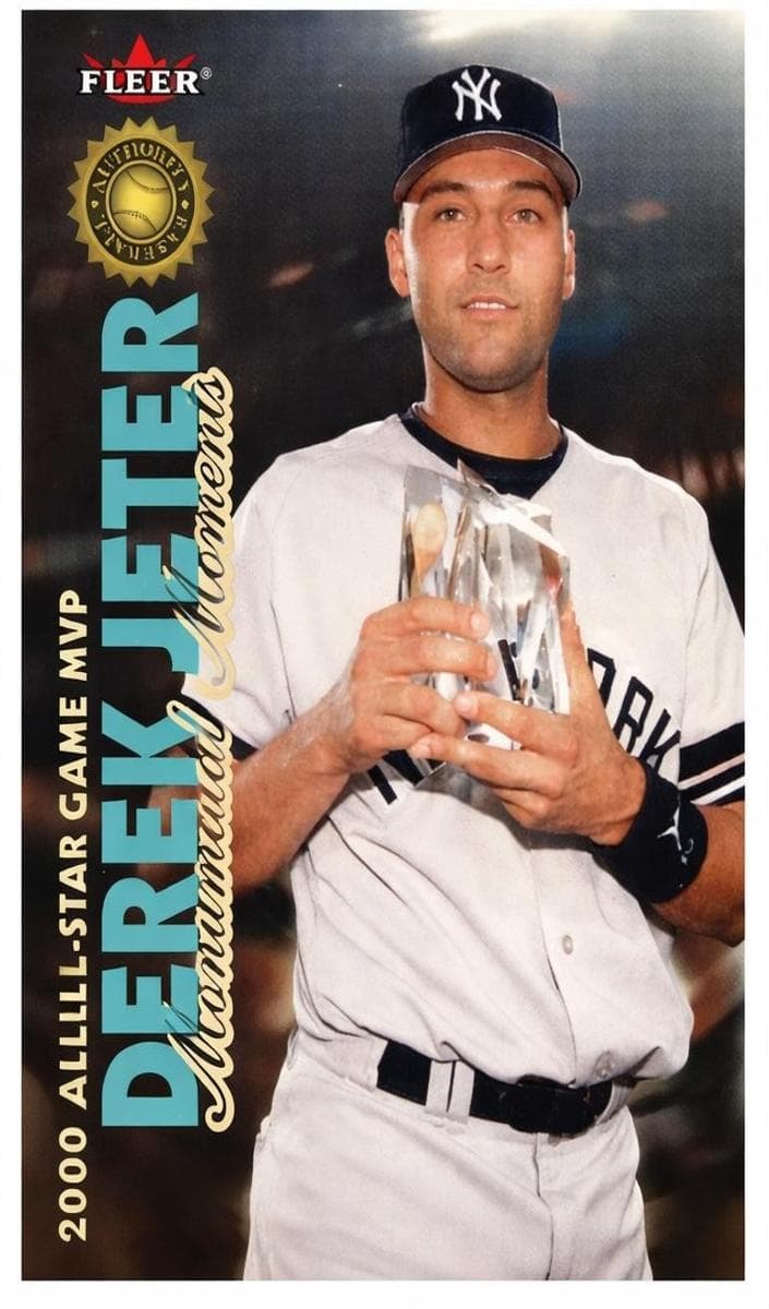 Derek Jeter 2001 fleer Authority