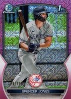 Spencer Jones 2023 bowman Bowman Chrome Prospects - Atomic Refractor (1st)