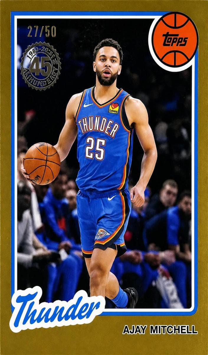 Ajay Mitchell 2025 topps Topps