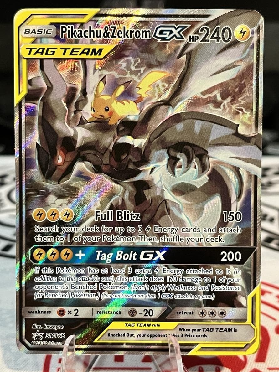 Pikachu & Zekrom GX #sm168