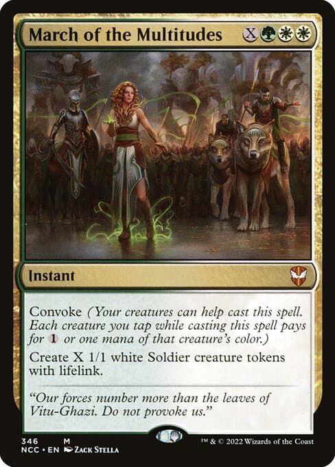 March of the Multitudes 2022 Magic: The Gathering Starter Commander Decks