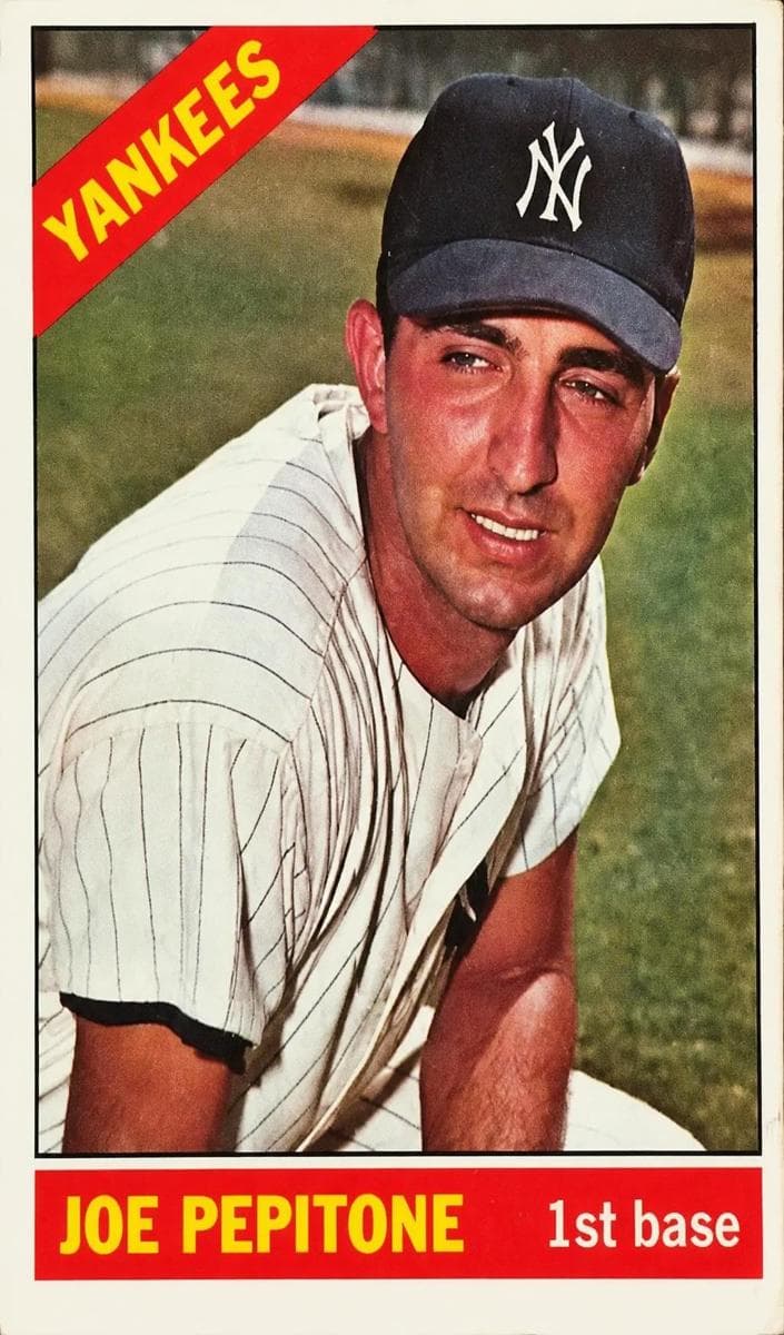 Joe Pepitone 1966 topps O-Pee-Chee