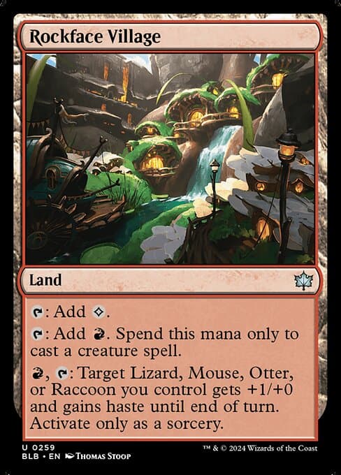 Rockface Village 2024 Magic: The Gathering Bloomburrow