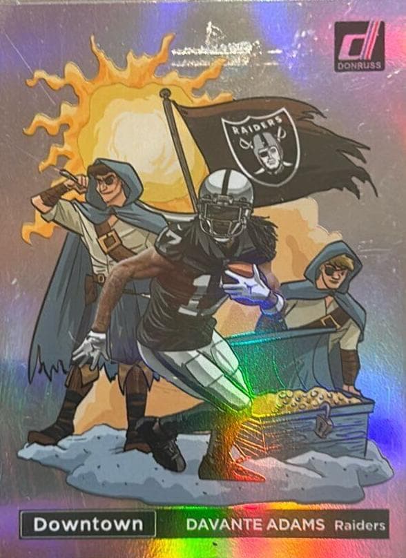 Davante Adams 2023 panini Clearly Donruss