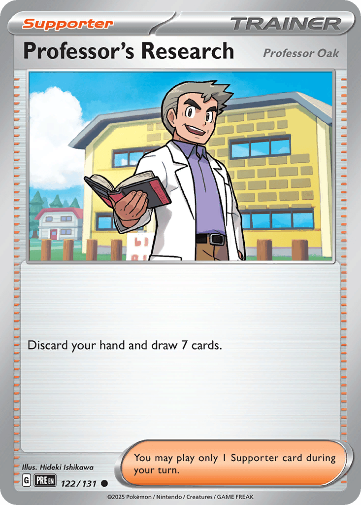 Professor's Research: Professor Oak 2025 Pokemon
