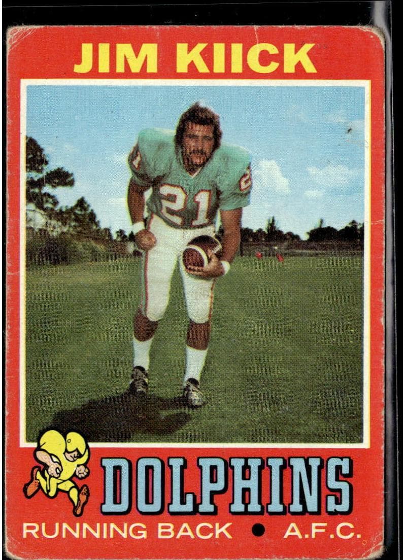 Jim Kiick 1971 topps Topps