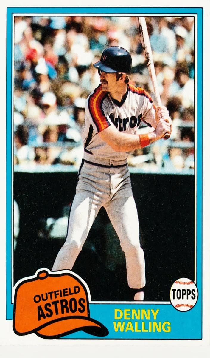 Denny Walling 1981 topps Topps